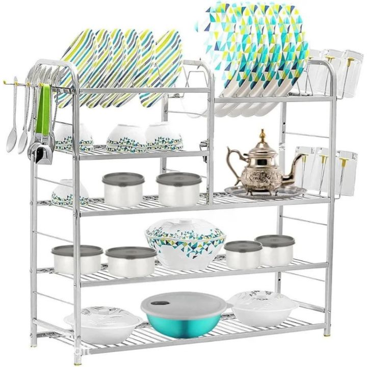Steel Racks Daraz Stainless Steel Kitchen Rack 30×31 Inch | Daraz.com.np