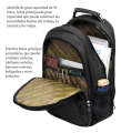 Biaowang BW-1908 Laptop Backpack 17 Inch | Waterproof College, School & Office Bag with Steel Handle & Multiple Compartments. 