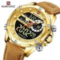 NAVIFORCE Digital Men Military Watch Waterproof Wristwatch LED Quartz Clock Sport Watch NF9208. 