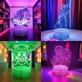 One Piece Figures Zoro Luffy Anime Sex Figurine LED Night Lights Action Figure 3D Lamp Color Changing Toys Doll Usopp Xmas . 