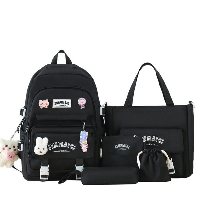 Student%20Cartoon%20Schoolbag%20Girls%20Forest%20Simple%20Large%20Capacity%20Children%20Backpack%20Solid%20Color%20Spine%20Protection%20Korean%20Waterproof%20-%20Image%207