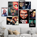Personalized 1988 Child's Play Chucky Canvas HD Poster - Custom Slasher Movie Wall Art Print, Home Decor - Small Size. 