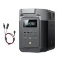 EcoFlow RIVER Max Portable Power Station
2. DC5521-DC5525 Cable
3. 1.5m MC4 to XT60 Solar Charging Cable
4.1.5m AC Charging Cable
5. 1.5m Car Charging Cable
6. User Manual
7. Warranty Card. 
