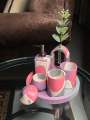 Nordic Bathroom set, Kids Bathroom decor set, bathroom accessories. 