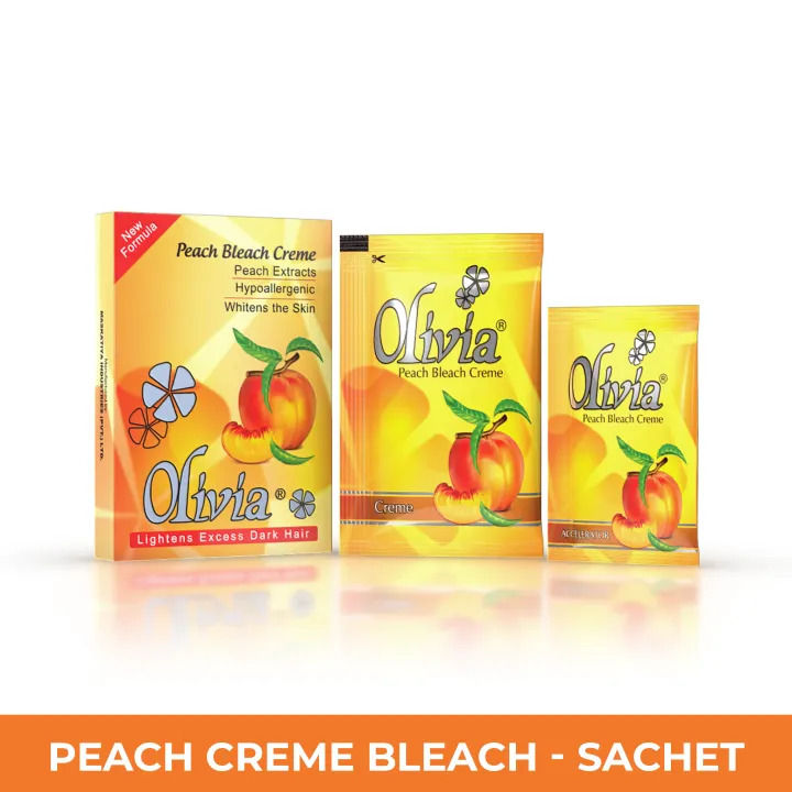 Olivia Peach Creme Bleach - Sachet