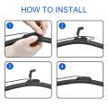 Car Wipers 13''-28'' Universal J-Type Natural High-Definition Silent Stable Durable Front Windshield Replacement Wipers.