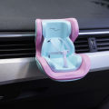 Car Doll Safety Seat 15-17cm Doll Cartoon Seat For Labubu Model Mini Plush Safety Seat Car Interior Accessories . 