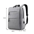 Laptop Backpacks Travel Unisex Smart Backpack With Phone Charging Port. 