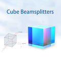 Optical Glass Cube 30mm Beamsplitters Prism Semi-Reflective and Semi-Transmissive Splitting Prism. 