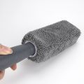 Microfiber Car Tire Brush - Effective Wheel Hub and Rim Cleaner - Perfect for Car Maintenance, Detailing, and Cleaning Supplies. 