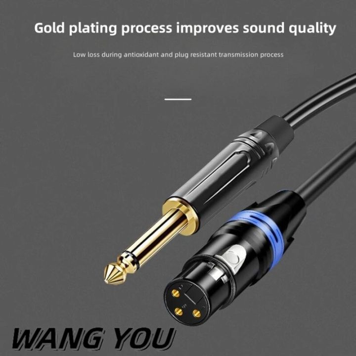 6.35mm%20XLR%20Male%20And%20Female%20Microphone%20Cable%20Large%20Three%20Core%20Large%20Two%20Core%20Mixing%20Table%20Power%20Amplifier%20Sound%20Cable%20-%20Image%203