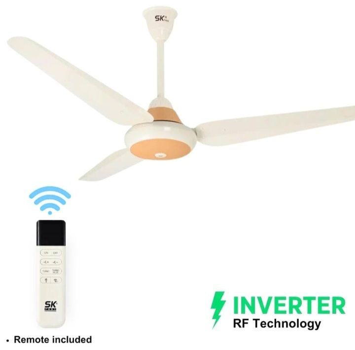 SK Ac Dc Ceiling Fan with Remote Control Copper 56 Inch | Daraz.pk