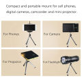 Mini Tripod Flexible 2 Section Stand Holder Projector Camera Alloy Desktop Tripod Mobile Phone LED DLP Projectors Mount Bracket. 