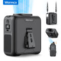Warmco Portable Fan 10000mAh Rechargeable Mini Waist Fan 4 Speeds 6600RPM Wearable Belt/Neck Fan for Outdoor Jobsite Fishing. 