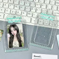 2pcs Korean Style Sea Salt PVC 3 Inch Polaroid Photocard Display Pendant Card Holder.