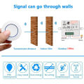 AXUS 110V 220V Mini Receiver 433HMz Wireless Round Button Remote RF Safey Switch Module 2200W Fr Home LED Lamp Bulb. 