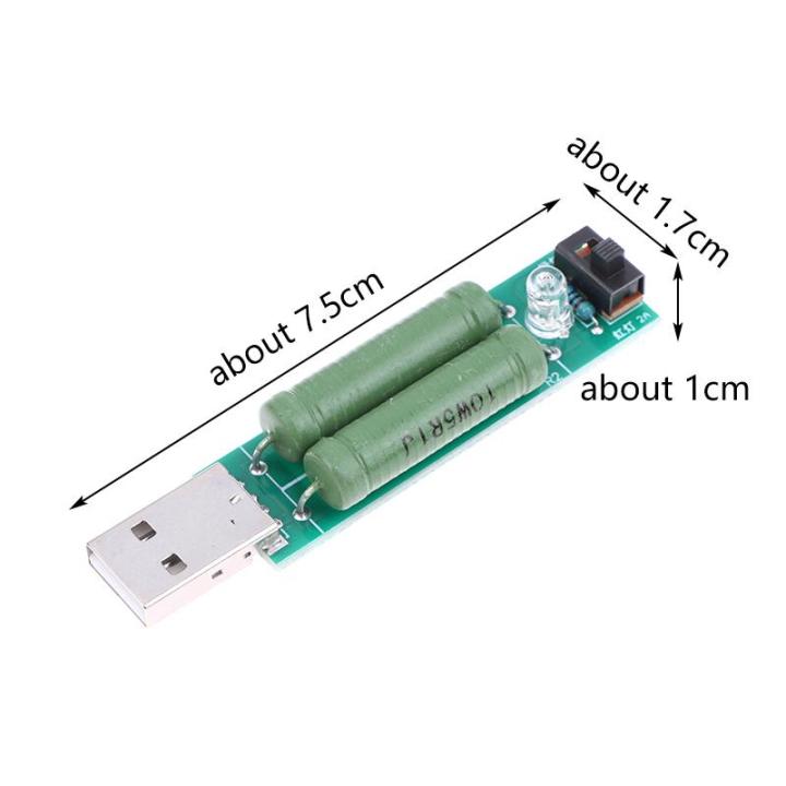 1/2/3Pcs Mini USB Load Tester Digital Display 2A/1A Switch Power Bank ...