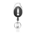1pc Hospital Retractable Plastic Badge Holder Reel Nurse Exhibition Card Holder Name Card Badge Holder Office Supplies.