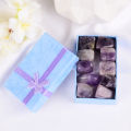10 Pcs /Set Natural Tumbled Stone 15-20mm Mix Rock And Quartz Rose Bead Chakra Healing Crystal Irregular Polishing Amethyst Home. 