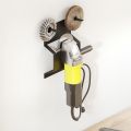 Angle Grinder Wall Storage Mount Metal Wall-Mounted Hanging Shelf Fixed Polishers Holder Stable Storage for Workshop Home Garage.