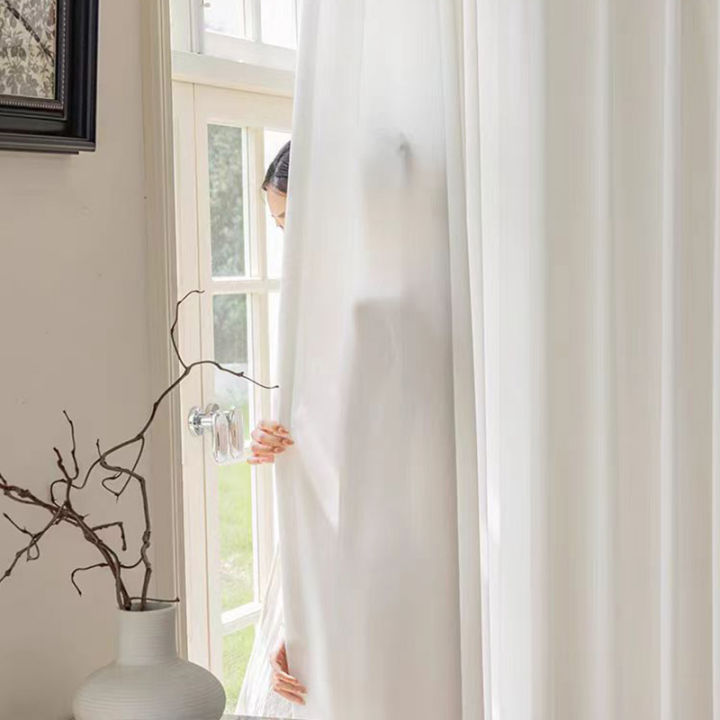 White%20Sheer%20Curtain%2084%20Inches%20Long%20for%20Living%20Room%20Bedroom%20Window%20Rod%20Pocket%20Soft%20Silky%20Texture%20Sheer%20Window%20Drapes%201pc%20-%20Image%203