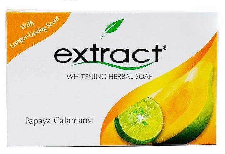Extract Whitening Herbal Soap Papaya Calamansi 125g Halal certified products of Philippines
