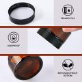 10pcs 5g-50g Amber Brown Glass Cosmetic Jar Face Cream Bottles Portable Travel Face Cream Cosmetic Container Accessories.