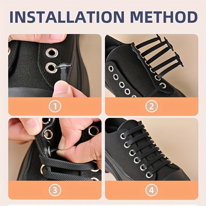 1%20Pair%20Quick%20Release%20Elastic%20Shoelaces%20Black%20White%20Gray%20for%20Running%20Shoes%20Casual%20Sneakers%20Comfortable%20Durable%20Washable%20-%20Image%204