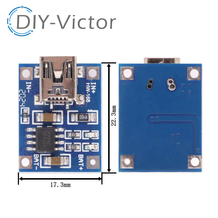 10Pcs%20TP4056%20TC4056%205V%20Type-C%20Micro%20USB%201A%2018650%20With%20Protection%20Charger%20Lithium%20Battery%20Charging%20Board%20for%20Arduino%20Diy%20Kit%20-%20Image%205