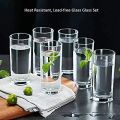 Water Glass Transparent Long Glasses 305Ml. Set Of 6Pcs - Serve Your Beverages In Style With This Set Of 6 Transparent Long Glasses - Each With A Capacity Of 305Ml.