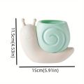 1Pc Snail-Shaped Pen Holder ABS Multi-Functional Desk Organizer Pencil Storage Desktop Stationery Container Makeup Brush Holder pen gpt. 