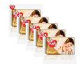 5 Packs of Soft & Dry Diaper Medium 5 pcs/pack (5-11 kg). 
