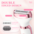 4 In 1 Electric Lady Shaver, Body Hair Removal Epilator, Painless Cordless Trimmer Razor,  For Women. 