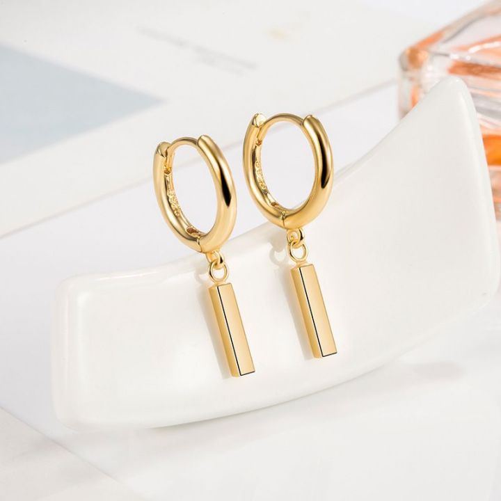 NBSAMENG%20925%20Sterling%20Silver%20Geometry%20Asymmetric%20Earring%20for%20Women%20Girl%20Simple%20Office%20Versatile%20Jewelry%20Gift%20Dropshipping%20-%20Image%205