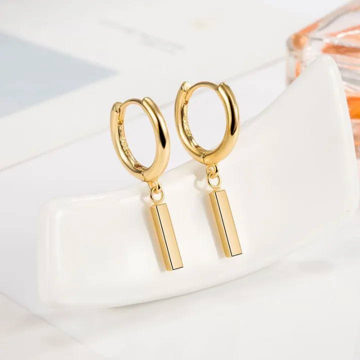 NBSAMENG%20925%20Sterling%20Silver%20Geometry%20Asymmetric%20Earring%20for%20Women%20Girl%20Simple%20Office%20Versatile%20Jewelry%20Gift%20Dropshipping%20-%20Image%205