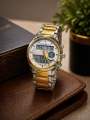 Al Fajar Azan Watch for Men | Analog Digital Islamic Prayer Time Watch | Qibla Direction | Hijri Calendar | Leather Strap | Long Battery Life. 