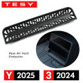 for New Tesla Model Y Juniper 2025 Launch Model 3 Highland 2024 Rear Air Outlet Cover Rear Air Vent Protective Anti Blocking. 