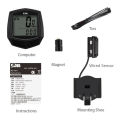 Digital Speedometer – Bicycle Accessory | Cycle Computer | Bicycle Digital Meter | Bike Computer | Mountain Bike Wired Computer, SD 581 Waterproof. 