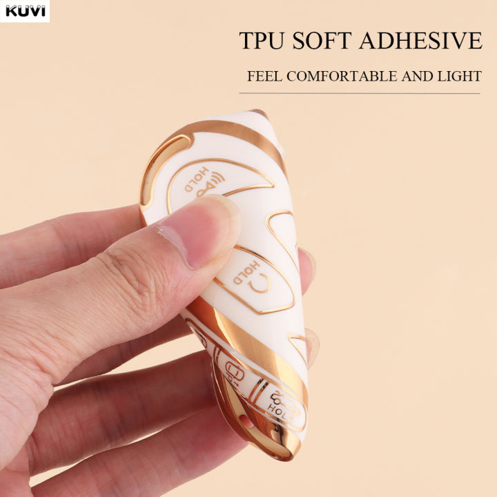 Golden%20TPU%20Car%20Remote%20Key%20Case%20Cover%20Shell%20For%20Hyundai%20IONIQ%206%20New%20Grand%20Prix%20GN7%20Kona%20Protected%20Holder%20Keyless%20Fob%205%207%20Buttons%20-%20Image%205