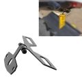 Motorcycle License Plate Bracket Taillight Mount Support Folding Number Plate Frame Holder Mount Universal Motorbike Accessories. 