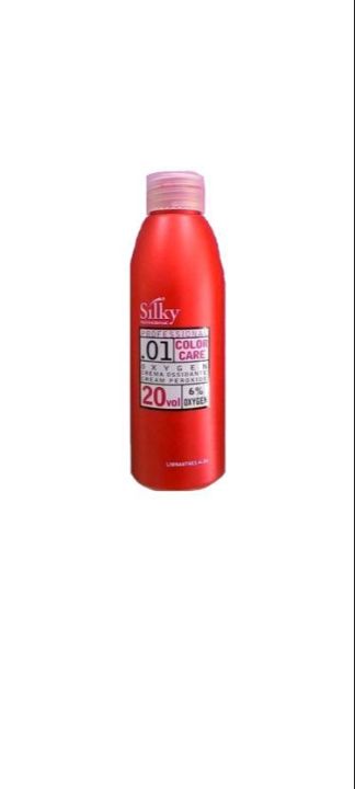 silky (20 volume) 6%oxygen professional color care oxygen developer