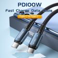Essager PD100W 60W Type C C to C Cable Fast Charge Mobile Cell Phone Charging Cord Wire For    Macbook iPad. 
