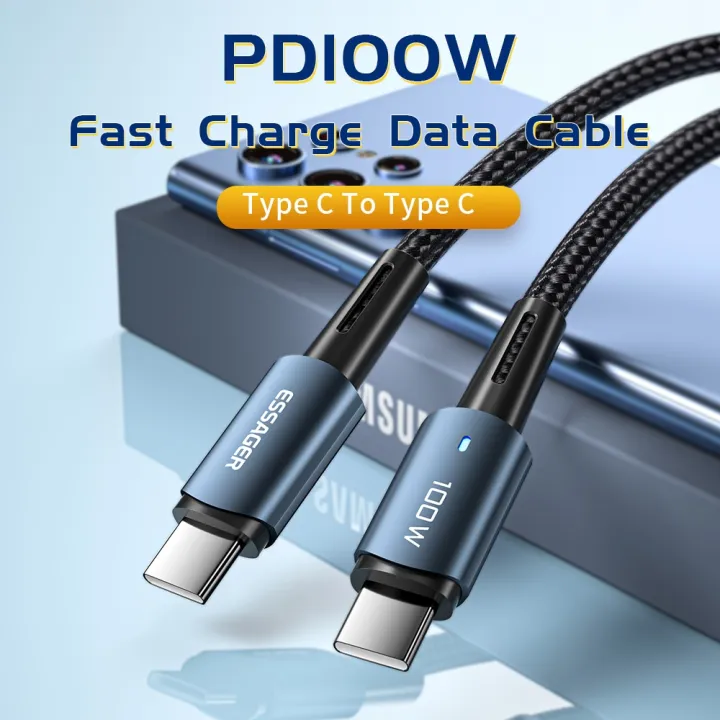 Essager%20PD100W%2060W%20Type%20C%20C%20to%20C%20Cable%20Fast%20Charge%20Mobile%20Cell%20Phone%20Charging%20Cord%20Wire%20For%20%20%20%20Macbook%20iPad%20-%20Image%202