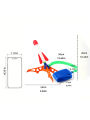 Kids' Rocket Pedal Launcher, Outdoor Rocket Flying Toy, Children's Jumping Sports Toy (Separate Accessory Packs for Purchase). 