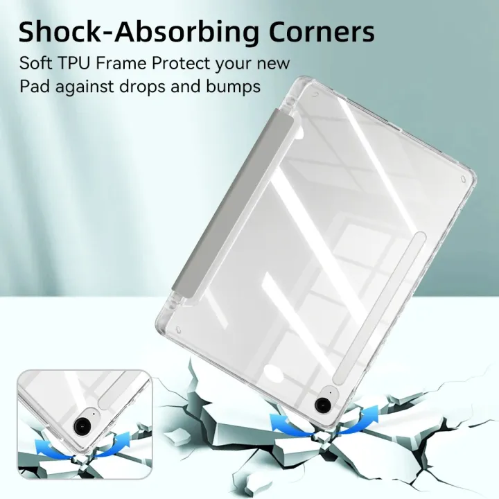 Clear%20Case%20for%20Samsung%20Galaxy%20Tab%20S9%2011%20S9%20FE%20A9%208.7%20inch%20A9%20Plus%20S10%20FE%20S9%20Plus%20S10%20Plus%2012.4%20Y-shaped%20Casing%20with%20Pencil%20Holde%20-%20Image%206