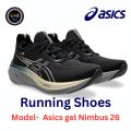 asics gel nimbus 26 running shoes for men. 