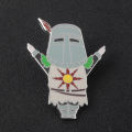 New Bloodborne Dark Souls Brooches Ludwig Maria  Solaire of Astora Artorias Knights Figure Badge Lapel Pins Men Game Jewelry. 