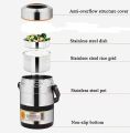 1.9 Liter Stainless Steel Heat Preservation Portable Hot Pot Lunch Box. 