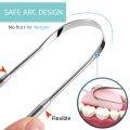 3PCS Tongue Scraper, Stainless Steel Tongue Scrapers, Tounge Scraper Cleaner, Professional Tongue Brush,Tongue Coating Remover. 