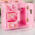 Childrens Birthday Musical Box |Multifunctional Musical Jewellery Box For Kids | Exquisite Barbie & Teddy Design | Premium Plastic Material. 